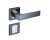 Klamka Apollo KAO M700 chrom mat szyld kwadratowy Infinity Line