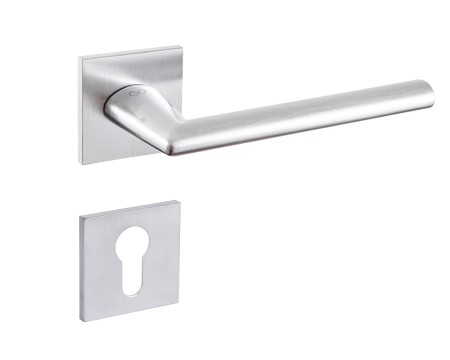 Klamka Eva KEVA M700 rozeta kwadratowa chrom - mat Italian Design