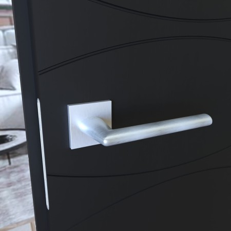 Klamka Eva KEVA M700 rozeta kwadratowa chrom - mat Italian Design