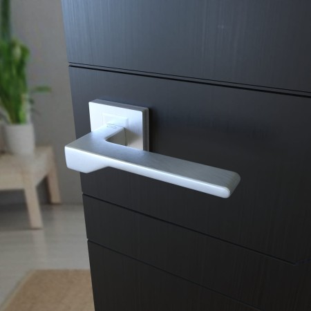 Klamka Nove KNV M700 rozeta kwadratowa chrom - mat Infinity Line