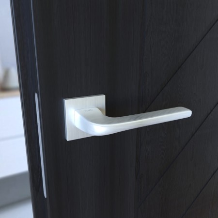 Klamka Solo Fit KSO M700 rozeta kwadratowa chrom - mat Infinity Line