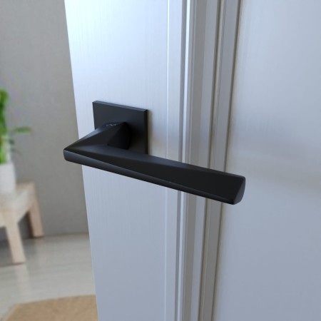 Klamka Diamond Fit KDF B00 szyld kwadratowy czarny Infinity Line