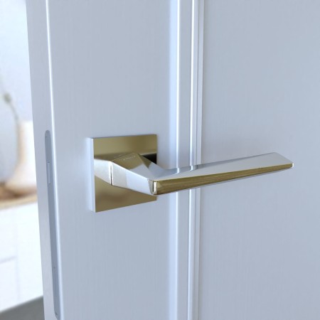 Klamka Diamond Fit KDF 700 szyld kwadratowy chrom połysk Infinity Line