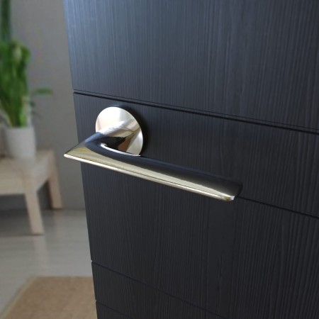 Klamka Giulietta KGUL S O 700 chrom połysk szyld okrągły slim Infinity Line