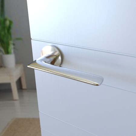 Klamka Giulietta KGUL S O 700 chrom połysk szyld okrągły slim Infinity Line