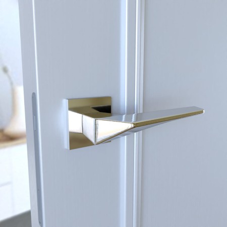 Klamka Ice Fit KCE 700 rozeta kwadratowa chrom Infinity Line