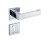 Klamka Platon FIT KPF 700 chrom połysk szyld kwadratowy Infinity Line