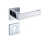 Klamka Platon FIT KPF 700 chrom połysk szyld kwadratowy Infinity Line