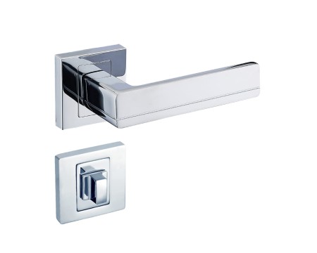 Klamka Platon FIT KPF 700 chrom połysk szyld kwadratowy Infinity Line