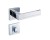 Klamka Platon FIT KPF 700 chrom połysk szyld kwadratowy Infinity Line