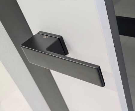 Klamka Polo KPOL B00 szyld RRT czarna Italian Design