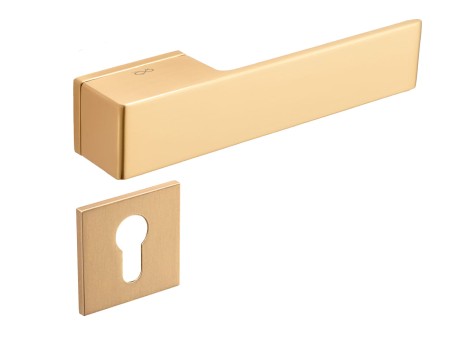 Klamka Polo KPOL MG00 szyld RRT złoty - mat Italian Design