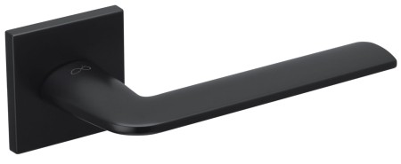 Klamka Stinger Fit KSR B00 szyld kwadratowy czarny Infinity Line