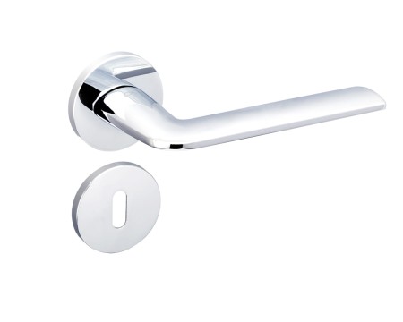 Klamka Stinger KSR O 700 rozeta okrągła chrom połysk Infinity Lin