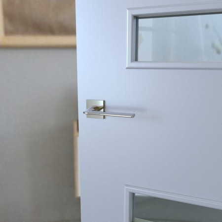 Klamka Stinger Fit KSR 700 chrom połysk szyld kwadratowy Infinity Line