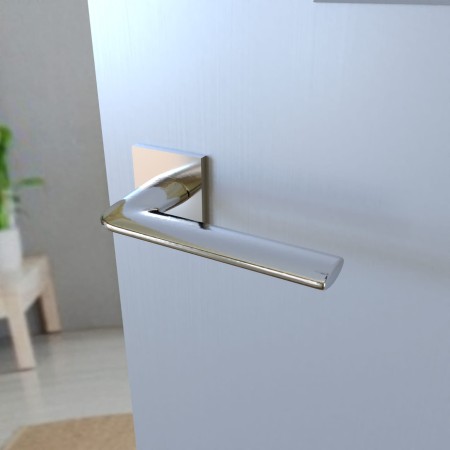 Klamka Stinger Fit KSR 700 chrom połysk szyld kwadratowy Infinity Line