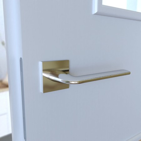 Klamka Stinger Fit KSR 700 chrom połysk szyld kwadratowy Infinity Line