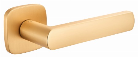 Klamka Torino KTF QO MG00 rozeta kwadratowa owalna złoty - mat Infinity Line