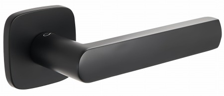 Klamka Torino KTF QO B00 rozeta kwadratowa owalna czarna Infinity Line