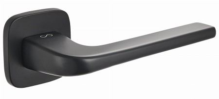 Klamka Solo KSO QO B00 rozeta kwadratowa owalna czarna Infinity Line