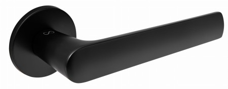 Klamka Tokyo KTOK B00 czarna szyld okrągły Italian Design