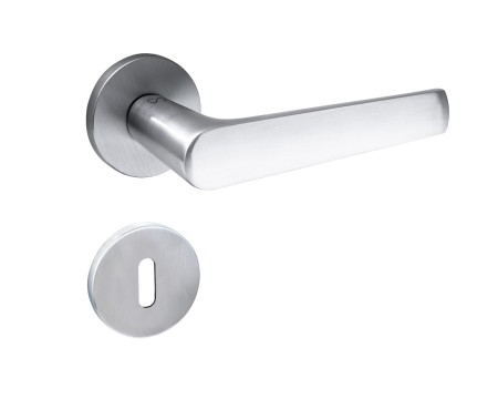 Klamka Tokyo KTOK M700 chrom mat szyld okrągły Italian Design