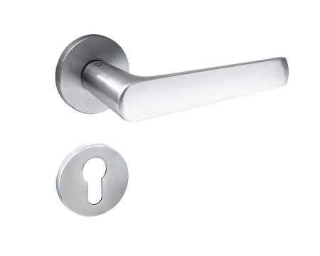 Klamka Tokyo KTOK M700 chrom mat szyld okrągły Italian Design