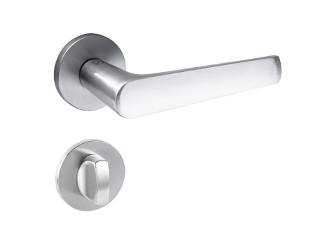 Klamka Tokyo KTOK M700 chrom mat szyld okrągły Italian Design