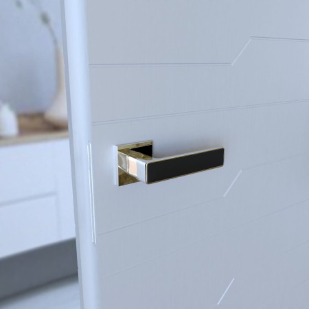 Klamka Concept Fit KCF 700/B00 chrom połysk/czarny szyld kwadratowy Infinity Line