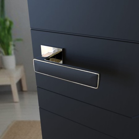 Klamka Concept Fit KCF 700/B00 chrom połysk/czarny szyld kwadratowy Infinity Line