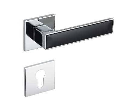 Klamka Concept Fit KCF 700/B00 chrom połysk/czarny szyld kwadratowy Infinity Line