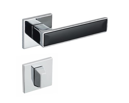Klamka Concept Fit KCF 700/B00 chrom połysk/czarny szyld kwadratowy Infinity Line