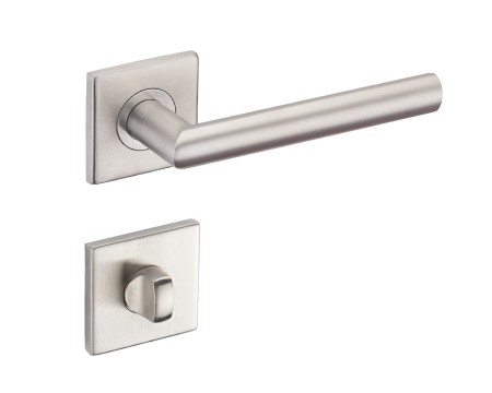 Klamka Duo KDU 500 stal nierdzewna szyld kwadratowy Infinity Line