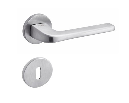 Klamka Solo Fit KSO O M700 rozeta okrągła chrom - mat Infinity Line