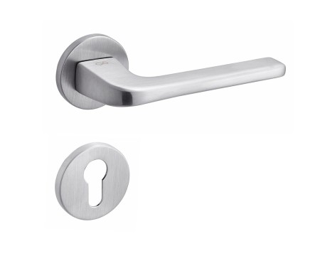 Klamka Solo Fit KSO O M700 rozeta okrągła chrom - mat Infinity Line