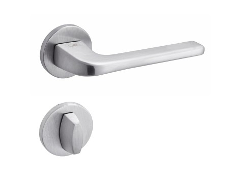 Klamka Solo Fit KSO O M700 rozeta okrągła chrom - mat Infinity Line