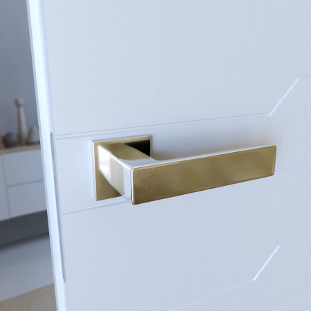 Klamka Imperia KIMP S 7OO chrom połysk szyld kwadratowy slim Italian Design