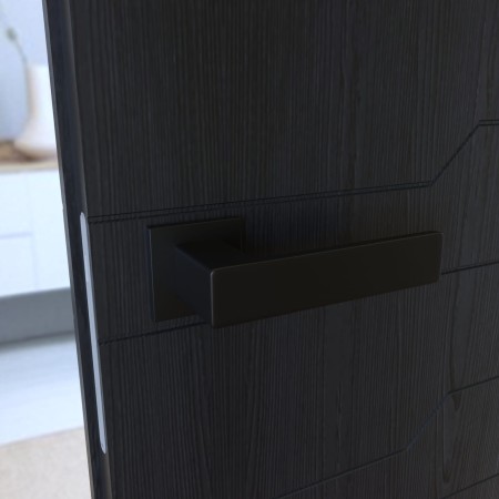 Klamka Imperia KIMP S BOO czarna szyld kwadratowy SLIM Infinity Line