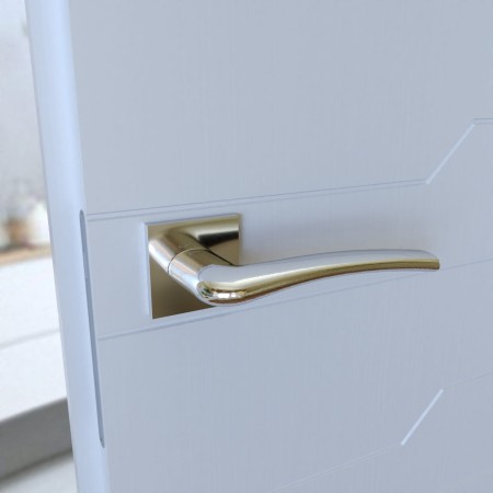 Klamka VENTO KVNO S 7OO chrom połysk szyld kwadratowy slim Italian Design