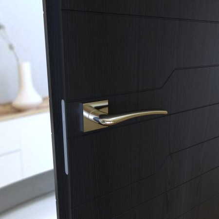 Klamka VENTO KVNO S 7OO chrom połysk szyld kwadratowy slim Italian Design