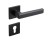 Klamka Florence KFL B00 rozeta kwadratowa czarna Infinity Line