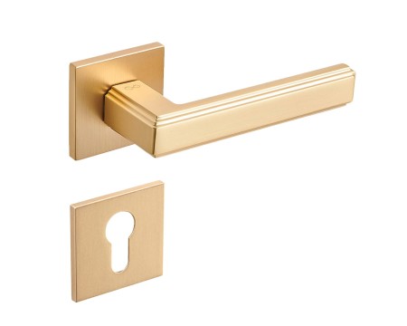 Klamka Florence KFL MG00 rozeta kwadratowa złoty mat Infinity Line