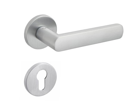 Klamka Torino Fit O M700 rozeta okrągła chrom - mat Infinity Line