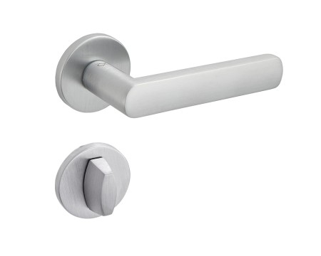 Klamka Torino Fit O M700 rozeta okrągła chrom - mat Infinity Line