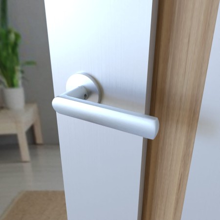 Klamka Torino Fit O M700 rozeta okrągła chrom - mat Infinity Line