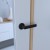 Klamka Torino Fit KTF O B00 rozeta okrągła czarna Infinity Line