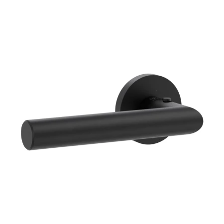 Klamka LUCIA Prof smart2lock grafitowo-czarna szyld okrągły Griffwerk