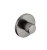Rozeta okrągła SLIM TIME WC gunmetal Corona