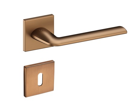 Klamka Stinger KSR 900 rozeta kwadrat brąz satyna Infinity Line