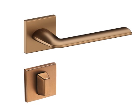 Klamka Stinger KSR 900 rozeta kwadrat brąz satyna Infinity Line